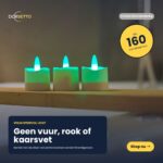 Set med 6 uppladdningsbara, vattentäta RGB-LED-tealjus från DORSETTO med fjärrkontroll, dimningsfunktion och timer. Upp till 160 timmars drifttid per laddning. Säker, ingen eld eller stearin – perfekt för alla inredningsstilar och utmärkt för barn och husdjur.